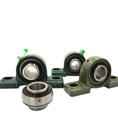 Προσαρμοσμένο μέγεθος λογότυπο P5 Precision Stainless Steel Square Flange Pillow Block Bearings SUCF214