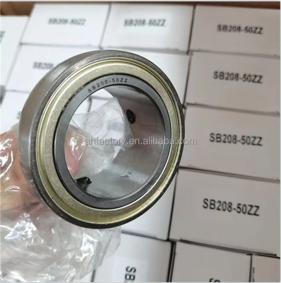 50 mm Bore Radial SB208/50ZZ Γεμιστήρας μπάλας μπλοκ μαξιλαρίου για βαρύ φορτίο μετρικό ρυμουλκούμενο