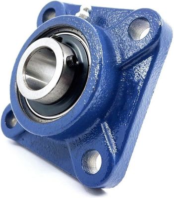 35 mm εσωτερικό τετράγωνο με 4 βρόχους φλάντζο μονάδας μαξιλάρι μπλοκ ρουλέ UCF207 για ρουλέ εισαγωγής