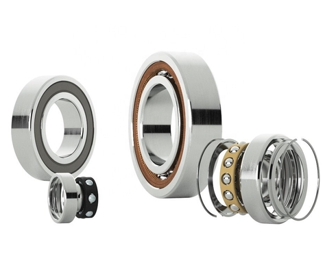 80*140*26mm Precision P0 ESB Single Row Angular Contact Ball Bearing για κυλινδρική μηχανή