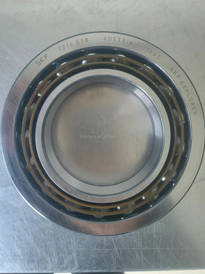 80*140*26mm Precision P0 ESB Single Row Angular Contact Ball Bearing για κυλινδρική μηχανή