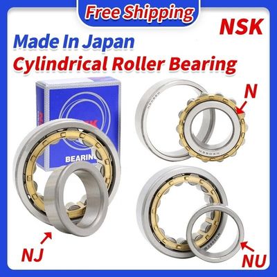 Διορισμός ακρίβειας P0P6P5P4P2 Μονοροχιαίο κυλινδρικό ρουλεμάνιο NUP217EM 85x150x28mm