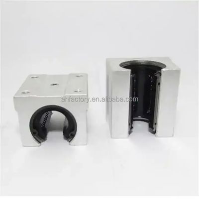 Προσαρμόσιμο μήκος CNC αλουμινίου στρογγυλό γραμμικό σιδηρόδρομο SBR12 με SBR30UU ολίσθηση μπλοκ