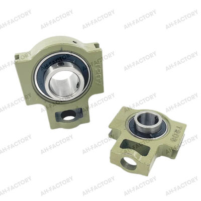 UC.UCP.UCF.UCT Σφαιρικό ελαστικό κυλίνδρου Κουροκέφαλο ελαστικό μπλοκ με χρωμικό χάλυβα GCR15