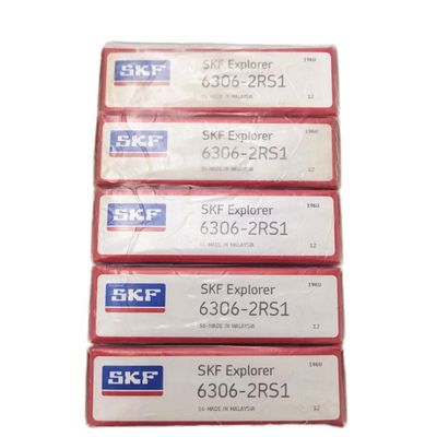 Μηχανήματα Μακροχρόνια διάρκεια ζωής 1 20 mm P0 P6 P5 P4 P2 Χρωμικό χάλυβα GCR15 Μονοειδές ρουλέν 6306-2RS1