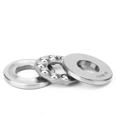 Υλικό GCr15 Σειράς 51200 Δύο κατευθύνσεις στροφικό σφαιρικό ρουλέ για ομαλή λειτουργία