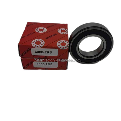 Δοκιμαστικές μηχανές με βαθύ κόλπο 6006-2RS Copper Cage και πιστοποιημένες ISO9001 2008