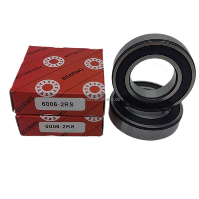 Δοκιμαστικές μηχανές με βαθύ κόλπο 6006-2RS Copper Cage και πιστοποιημένες ISO9001 2008