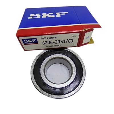 Λιπαστικό λάδι λιπαστικό SKF 6206-2RS Βαθιά λακκούβα σφαίρας για προϊόντα
