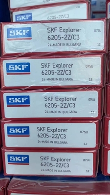 20-120mm μεγέθους τρύπας μονής σειράς 6201ZZ 6201-2RS1 βαθύ σχοινί σφαίρας ρουλεμάν με ανταγωνιστικό