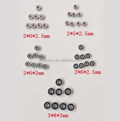 Χάλυβας Chrome GCR15 MR62-2RS βαθύς γραμμής ράβδος 2*6*2.5mm για συσκευασία με προσαρμοσμένο λογότυπο