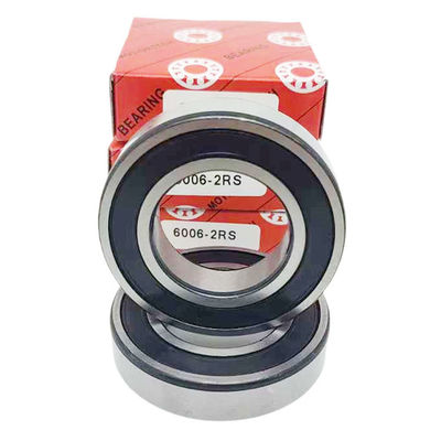 30*55*13mm βαθύς γραμμής στροφικά ρουλεμάν 6006-2RS για χρώμιο χάλυβα/GCr15 ανοξείδωτο χάλυβα