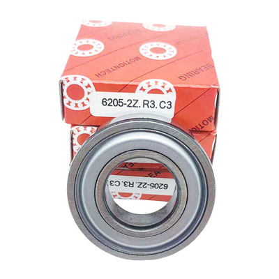 0-25mm Μέγεθος τρύπησης 6205-2Z/C3 Βαθιά λακκούβια σφαιροφόρων ρουλεάντων με πιστοποίηση ISO9001 2008