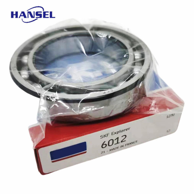 Z1V1 Δονήσεις και διάτρηση Μέγεθος 0-60mm SKF 6012 Διπλής σειράς βαθύς γραμμής ρουλεμάν