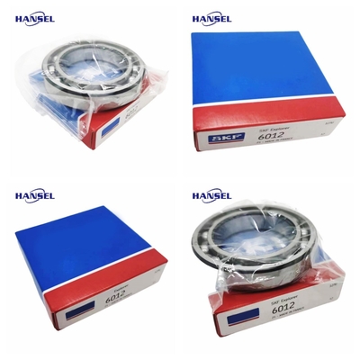 Z1V1 Δονήσεις και διάτρηση Μέγεθος 0-60mm SKF 6012 Διπλής σειράς βαθύς γραμμής ρουλεμάν