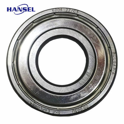 6204-2Z/C3 S.K.F. Βαθιά στρογγυλοφόρο ρουλέν με ανθεκτικό και ελαφρύ κλουβί από νάιλον