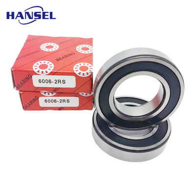 Υπηρεσιώδεις 6006-2RS στρογγυλοφόροι με βαθιά αυλή με βαθμολογία ακρίβειας P6 και ταχεία αποστολή