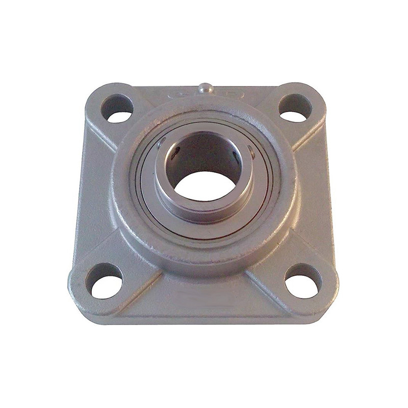 Προσαρμοσμένο μέγεθος λογότυπο P5 Precision Stainless Steel Square Flange Pillow Block Bearings SUCF214