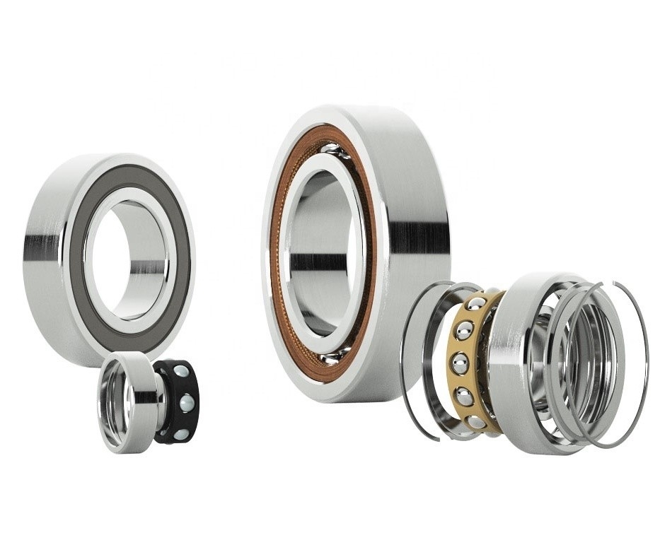 80*140*26mm Precision P0 ESB Single Row Angular Contact Ball Bearing για κυλινδρική μηχανή