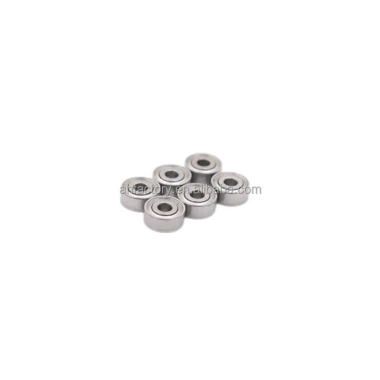 3*6*2.5MM ZZ Μικροσκοπικά ρουλεμάν για τροχούς δακτυλικής πλακέτας ISO9001 2008 Πιστοποιημένο