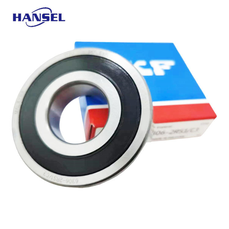 Πολλαπλών τύπων S k f Δύο σειράς βαθύς γραμμής στροφικά ρουλεμάν 6306-2RS/C3 για υψηλές θερμοκρασίες